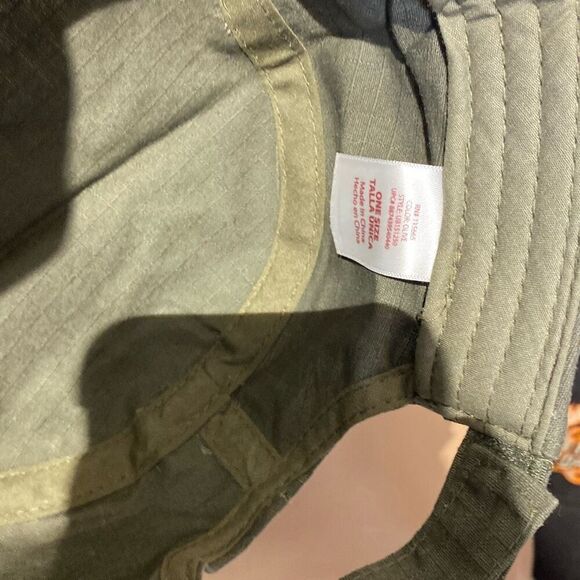 Bio-World Merchandising Men's Olive Green Side Button Tab Cadet Hat One Size - Picture 7 of 11